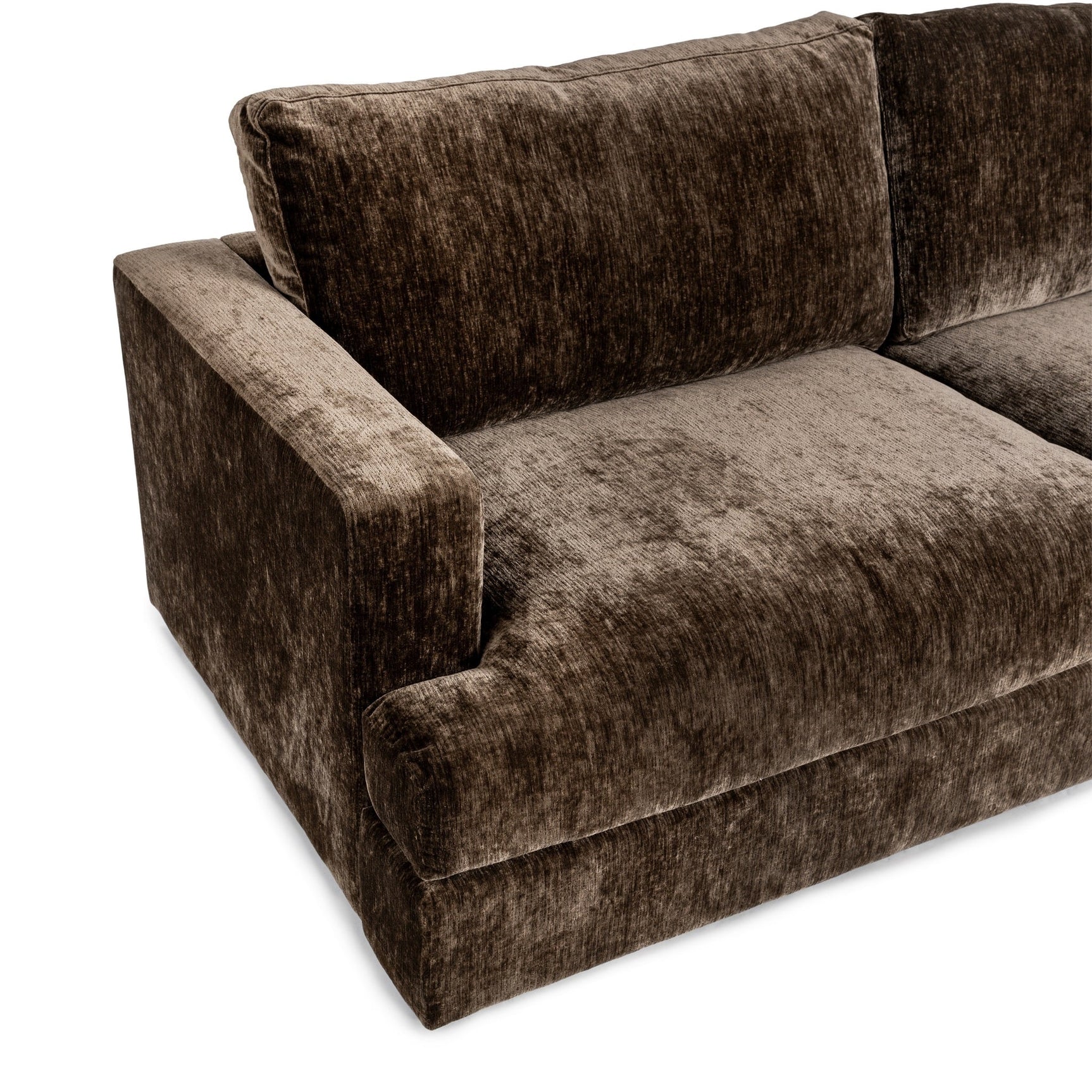 Ludwig Mossed Brown 2pc Sofa - Ornate Home