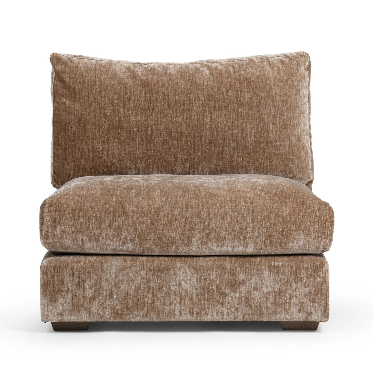 Ludwig Oyster Taupe Armless Chair