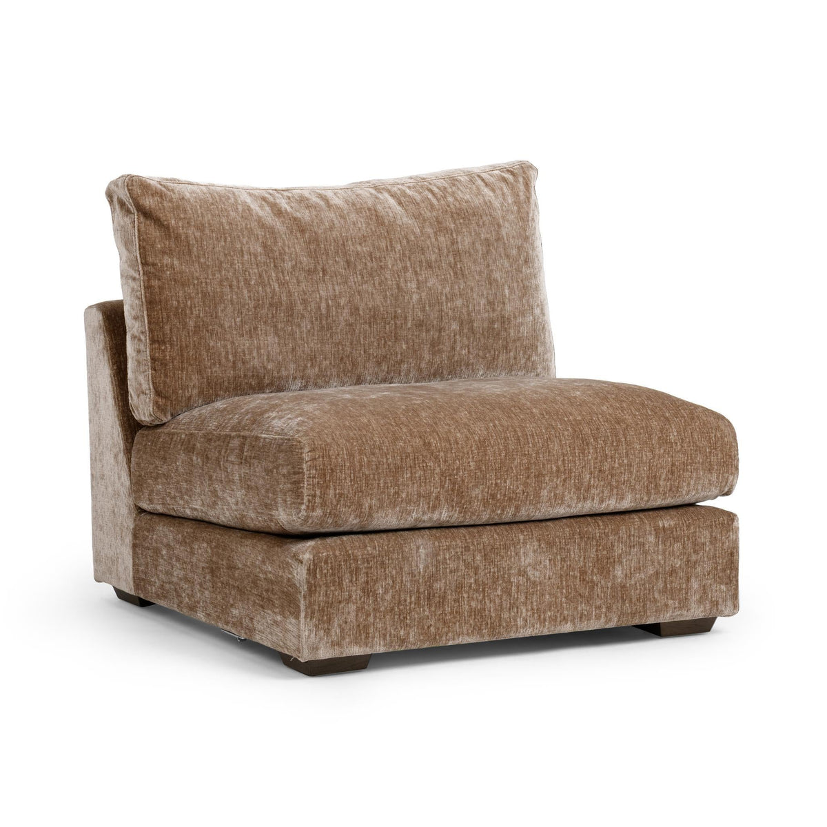 Ludwig Oyster Taupe Armless Chair