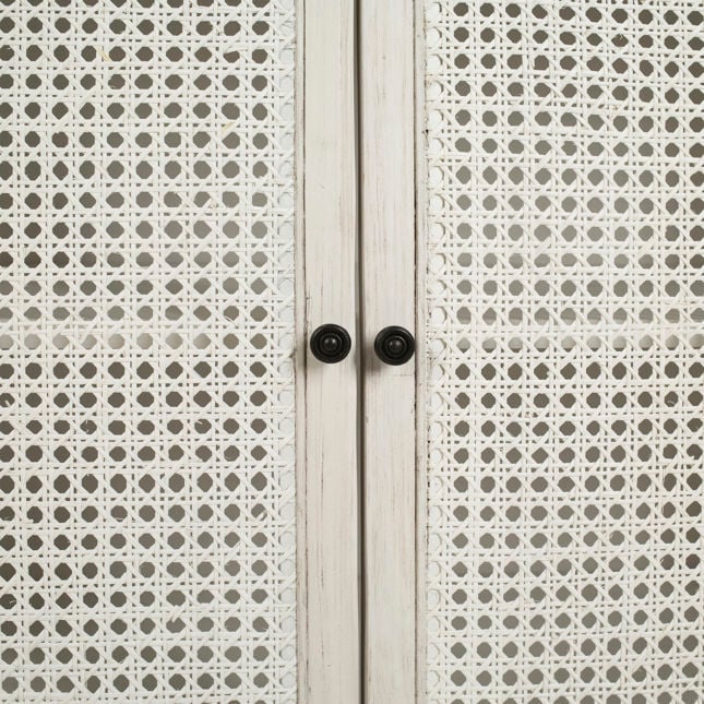 Lugano Whitewash 3-Door Sideboard - Ornate Home