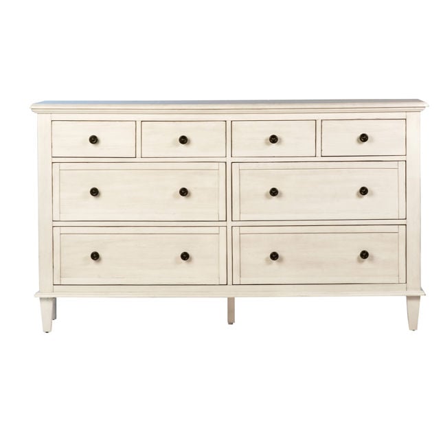 Lugano Whitewash Dresser - Ornate Home