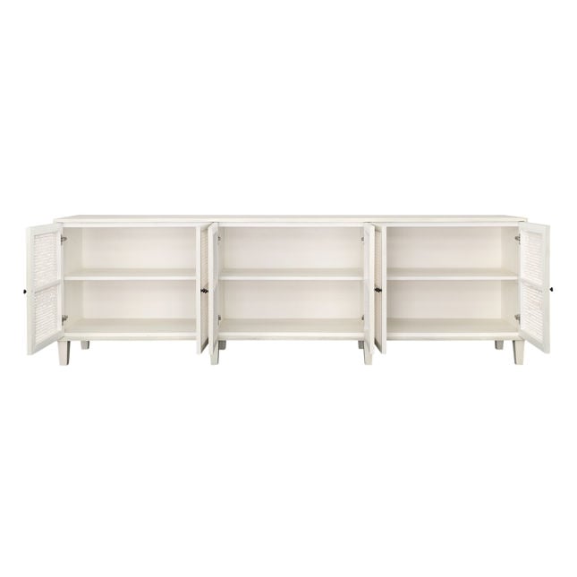 Lugano Whitewash Sideboard - Ornate Home