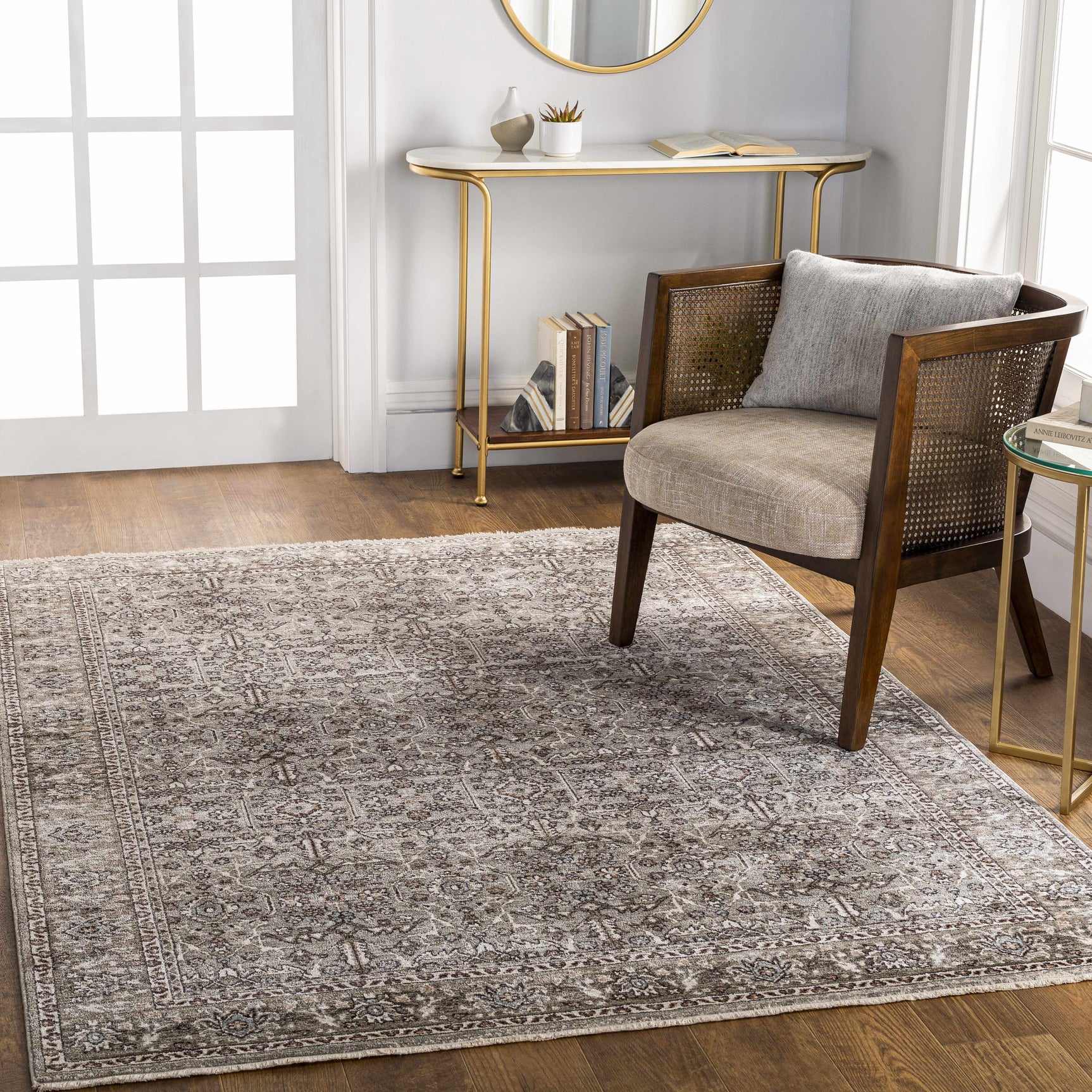 Lugo Luxe Area Rug with tassels - Clearance - Ornate Home