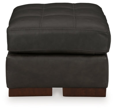 Luigi Thunder Oversized Chair and Ottoman (Online Special Price) - Ornate Home