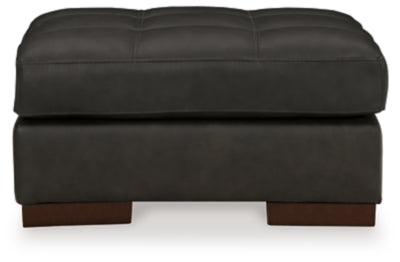 Luigi Thunder Oversized Chair and Ottoman (Online Special Price) - Ornate Home