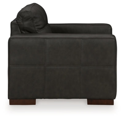 Luigi Thunder Oversized Chair and Ottoman (Online Special Price) - Ornate Home