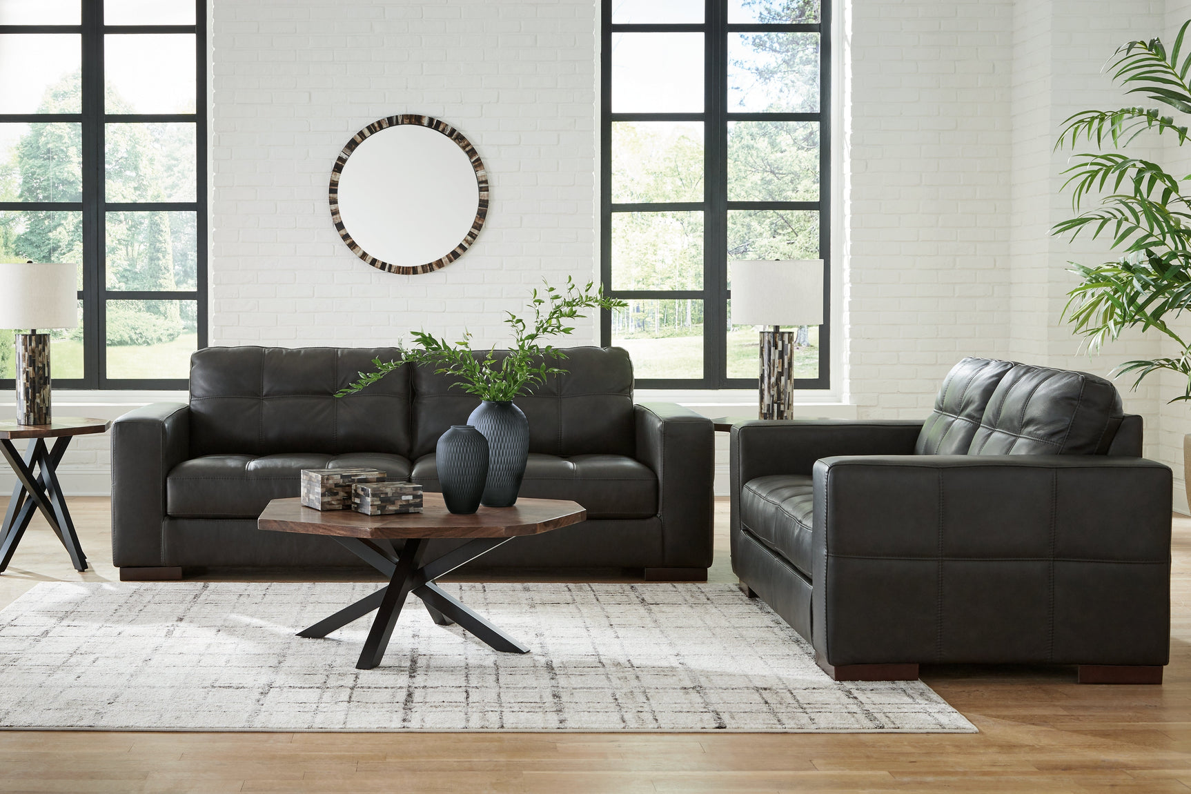 Luigi Thunder Sofa and Loveseat (Online Special Price) - Ornate Home