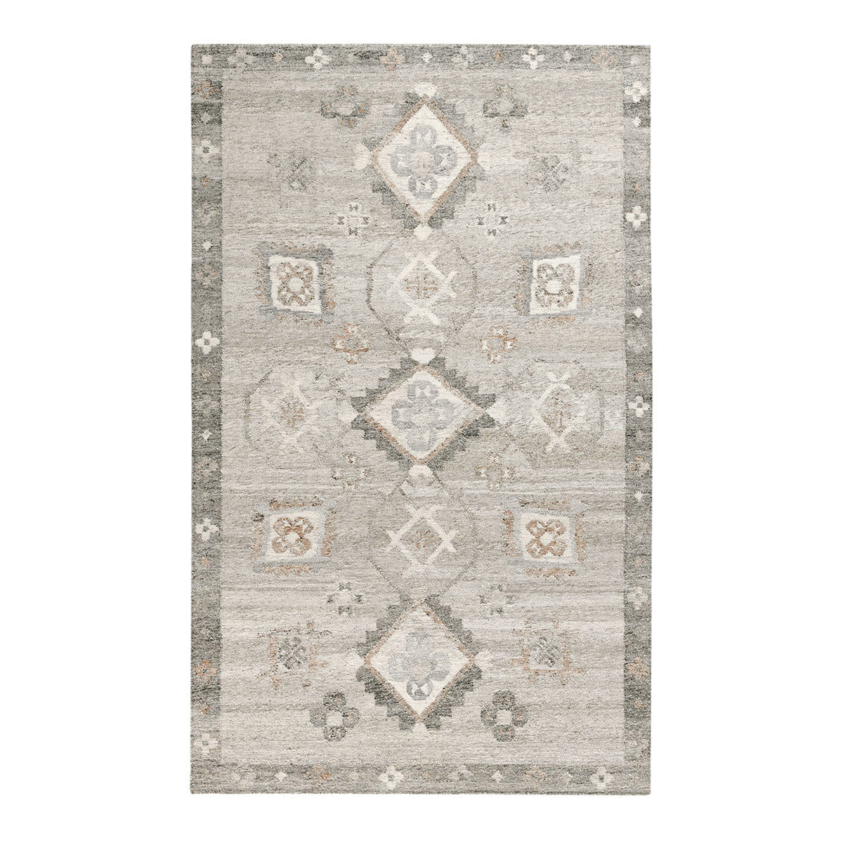 Lukens Gray Multi 5'x8' Performance Rug