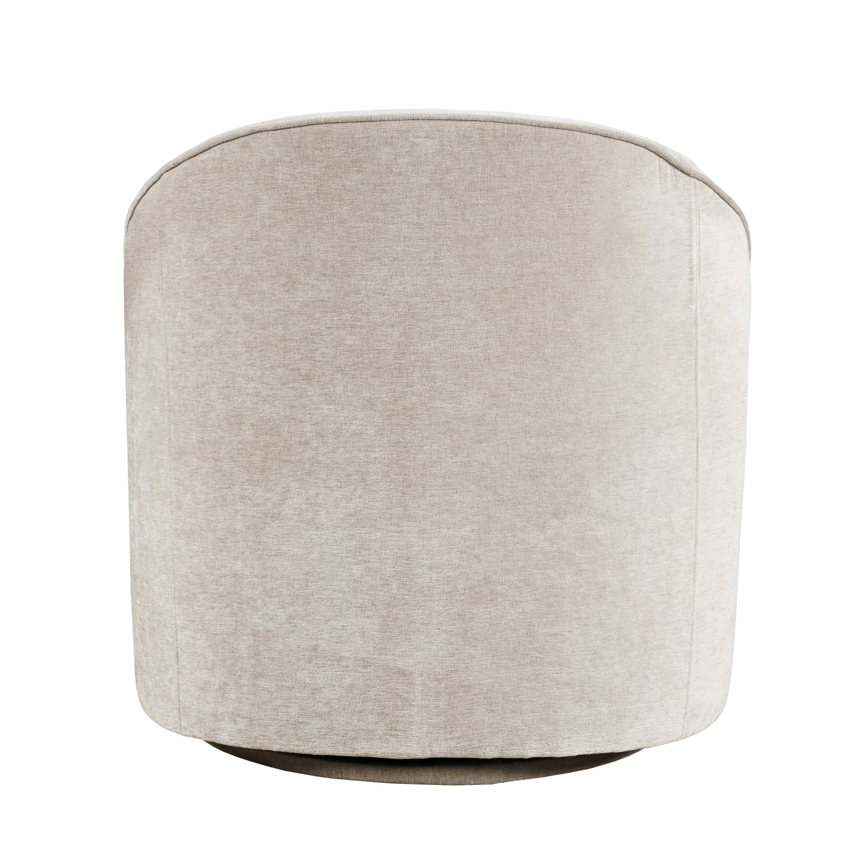 Lulu2 Taupe Lulu Swivel Accent Chair - Ornate Home