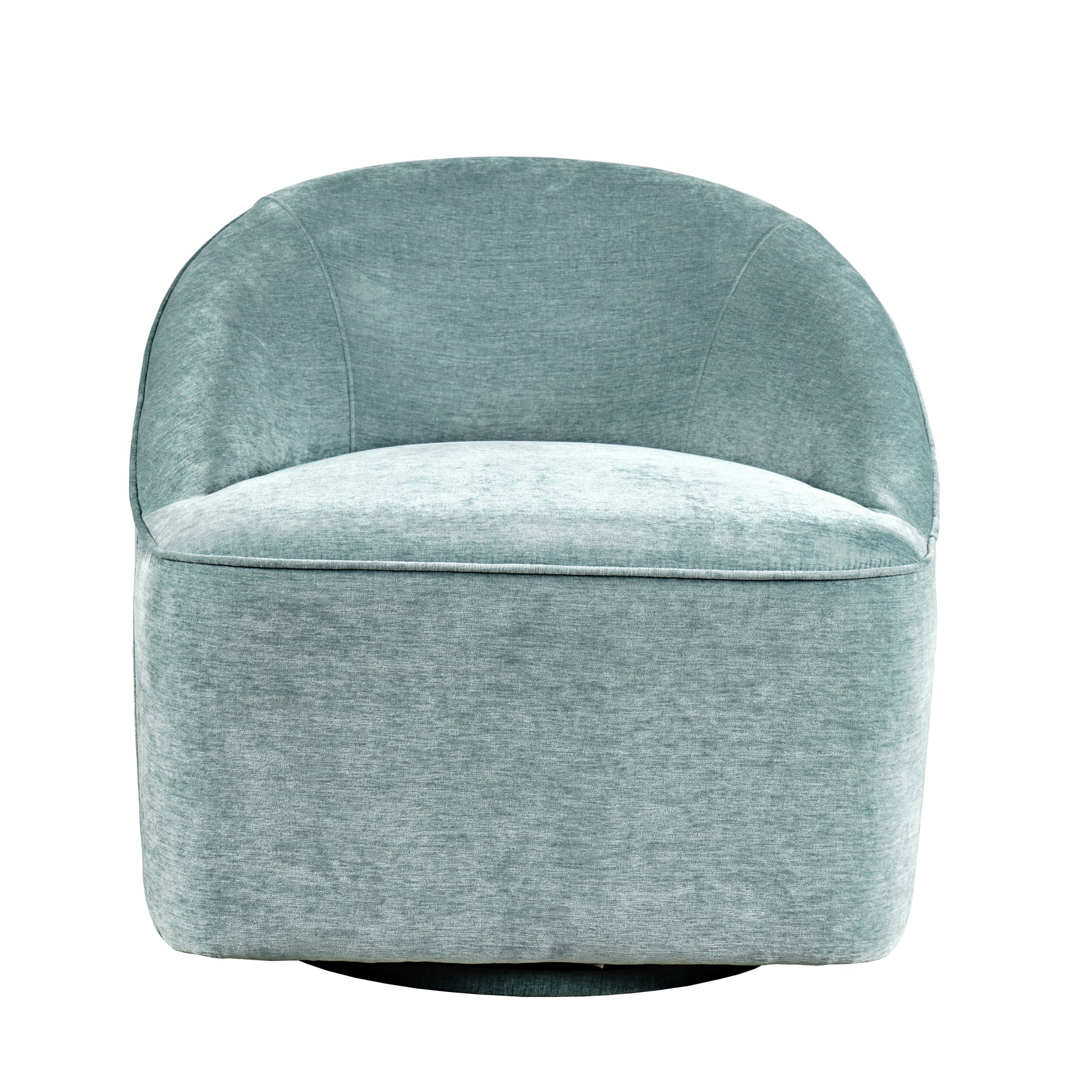 Lulu2 Teal Lulu Swivel Accent Chair - Ornate Home
