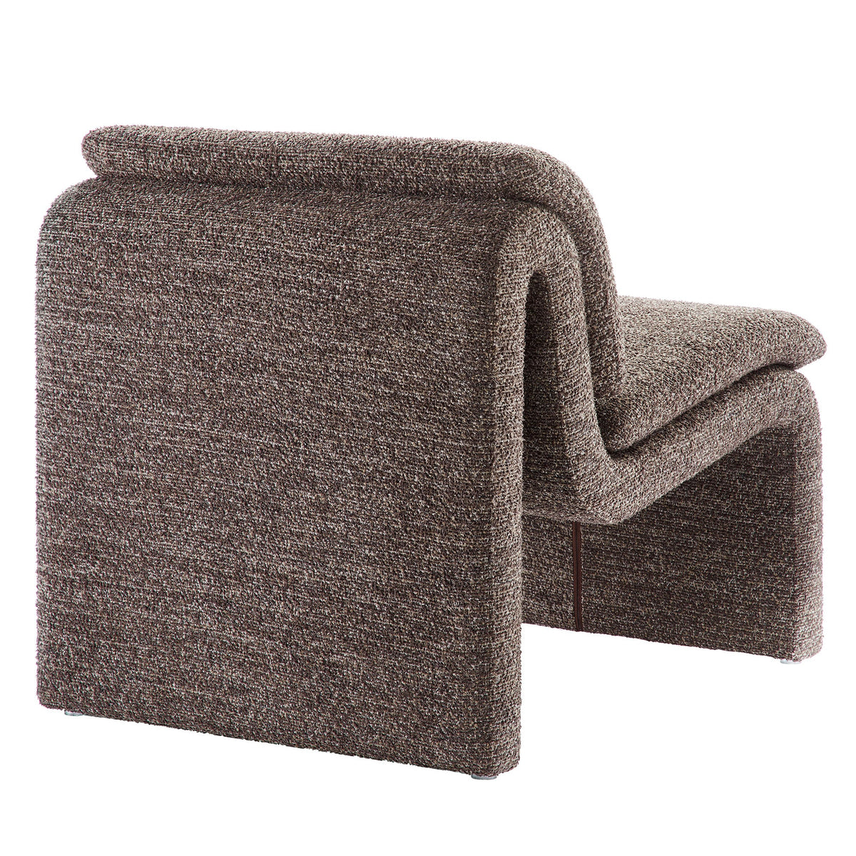 Lume Antique Boucle Upholstered Armless Accent Chair - Ornate Home