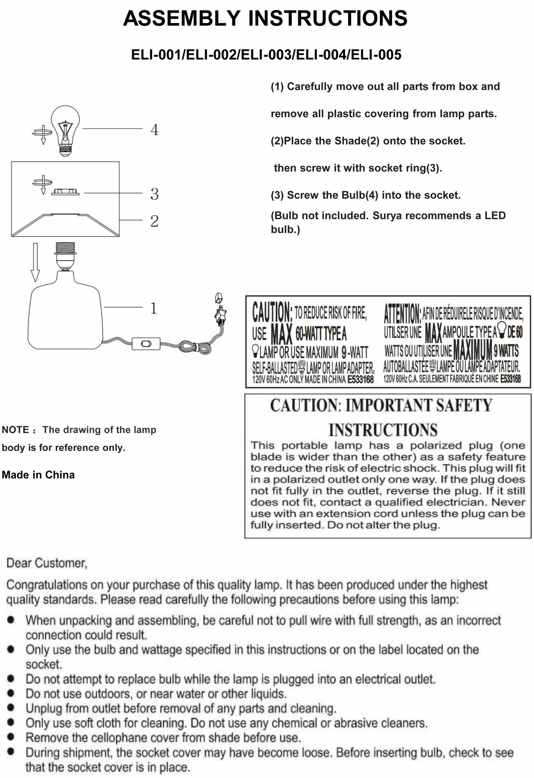 Lumellogno Table Lamp - Ornate Home