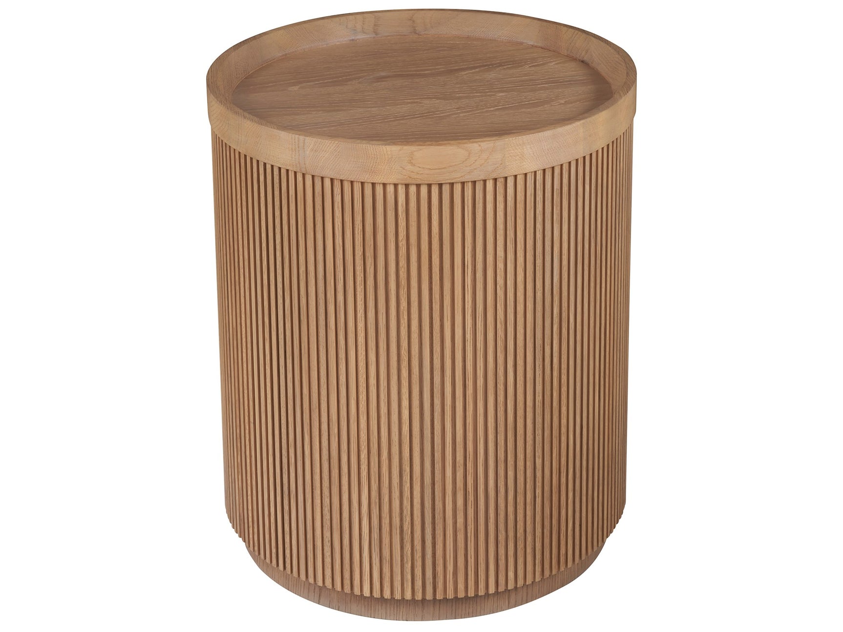 Lumi Natural Oak Side Table - Ornate Home