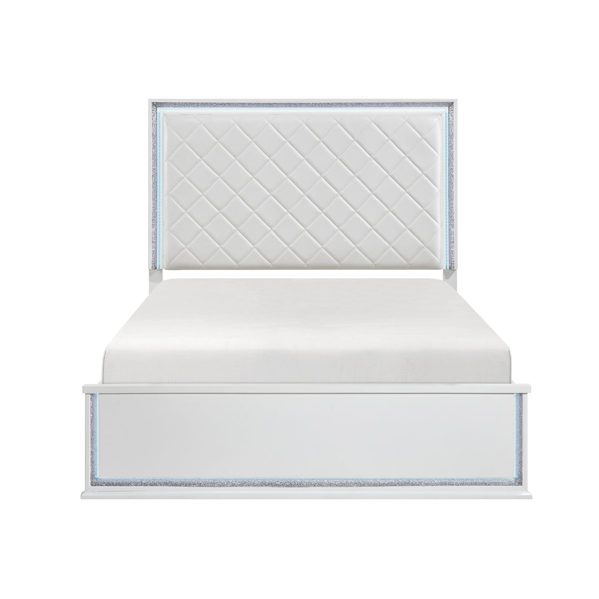 Lumin White California King Bed - Ornate Home