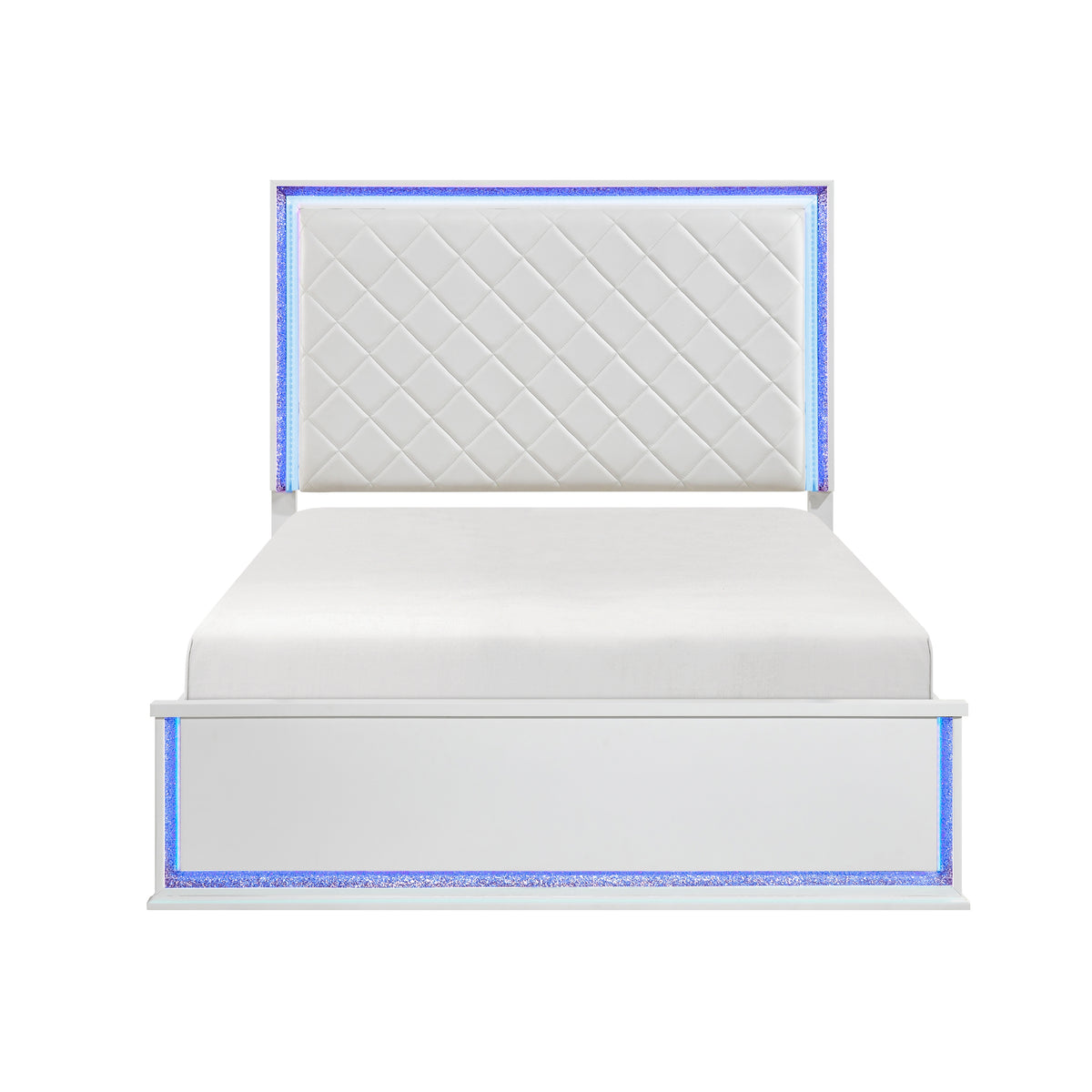 Lumin White California King Bed - Ornate Home