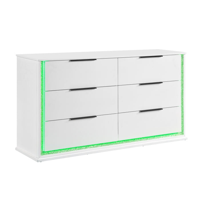 Lumin White Dresser - Ornate Home
