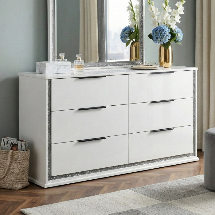Lumin White Dresser - Ornate Home