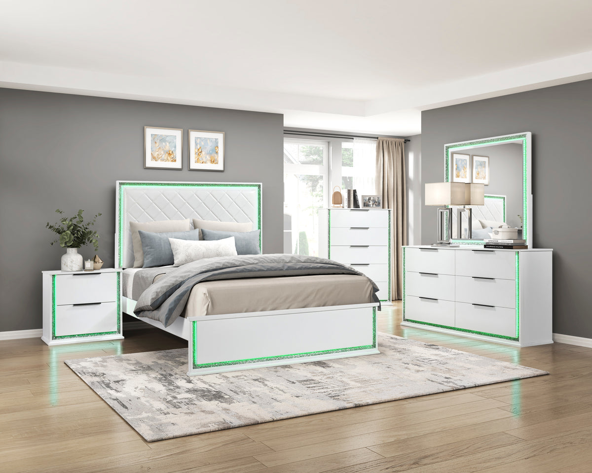 Lumin White Dresser - Ornate Home
