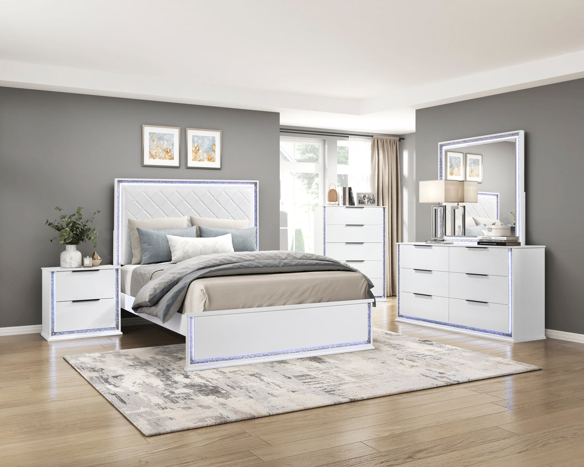 Lumin White Dresser - Ornate Home