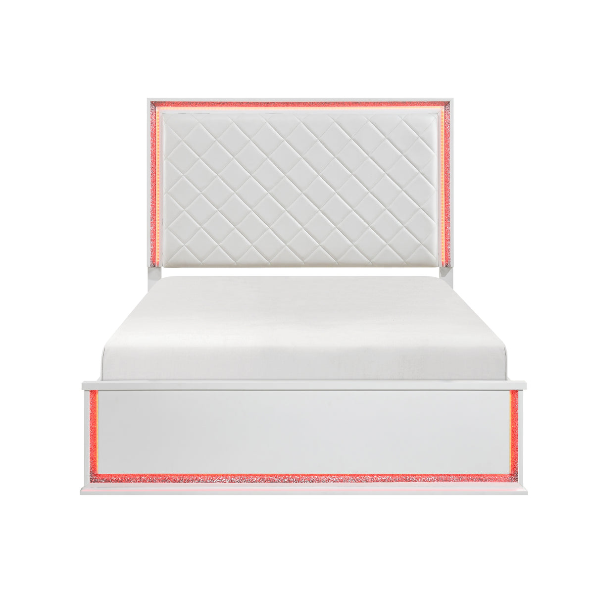 Lumin White Queen Bed - Ornate Home