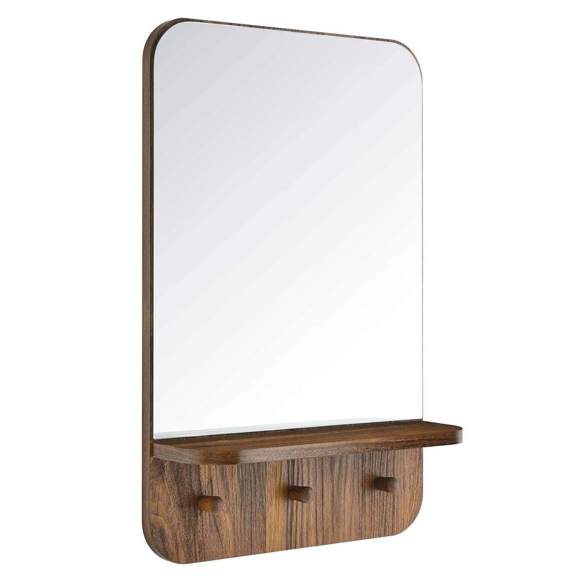 Lumina Walnut Mirror - Ornate Home