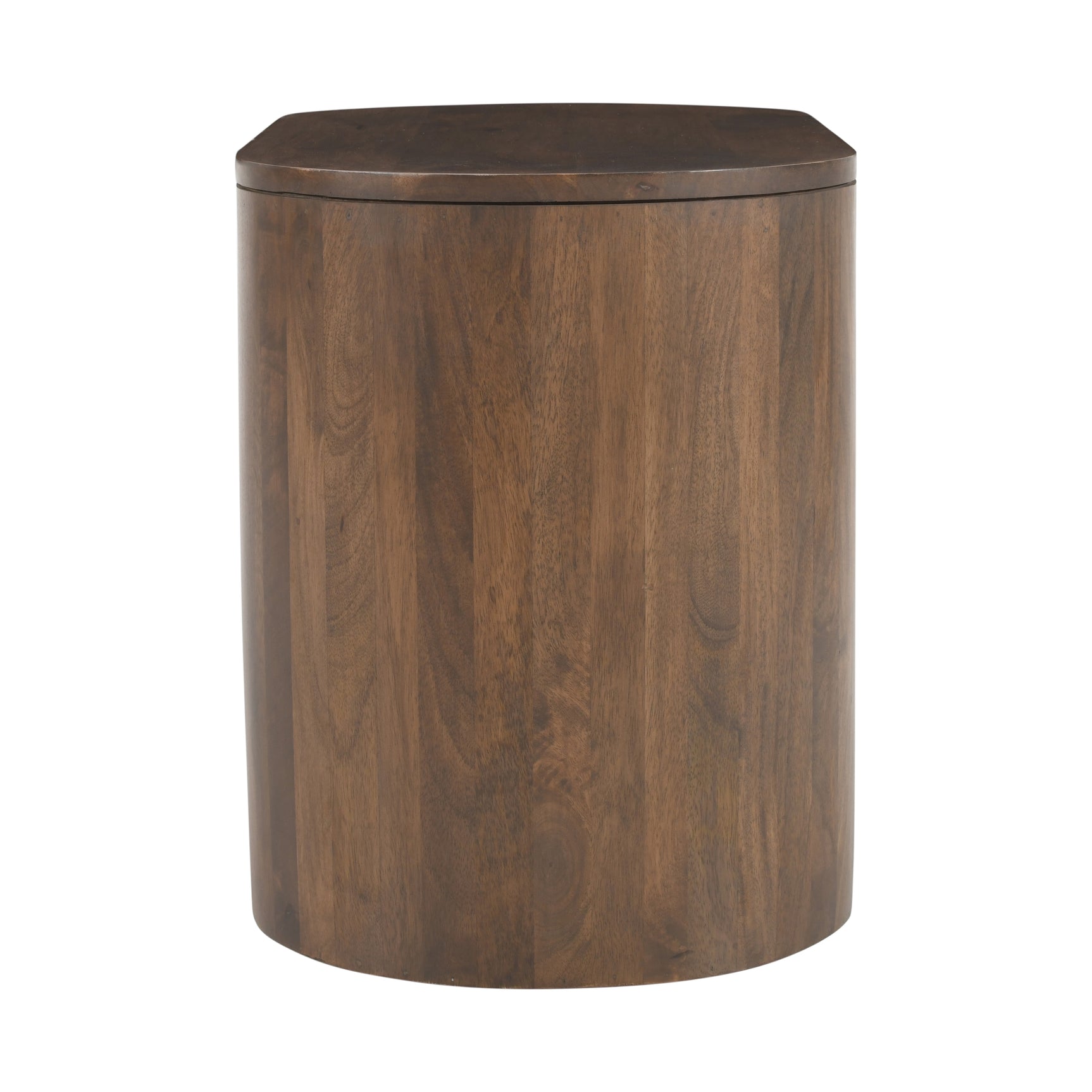 Luna Umber Brown End Table - Ornate Home