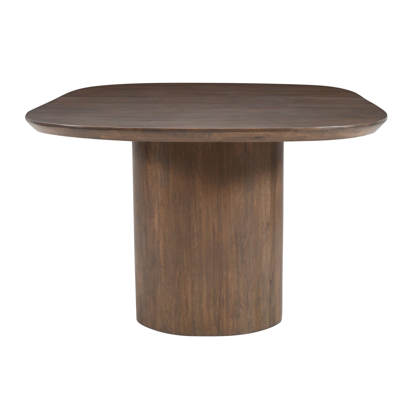 Luna Umber Brown Table w/ 6 Gibson Chairs - Ornate Home