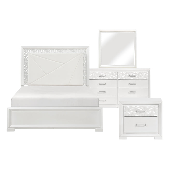 Luna White 4pc Bedroom Set