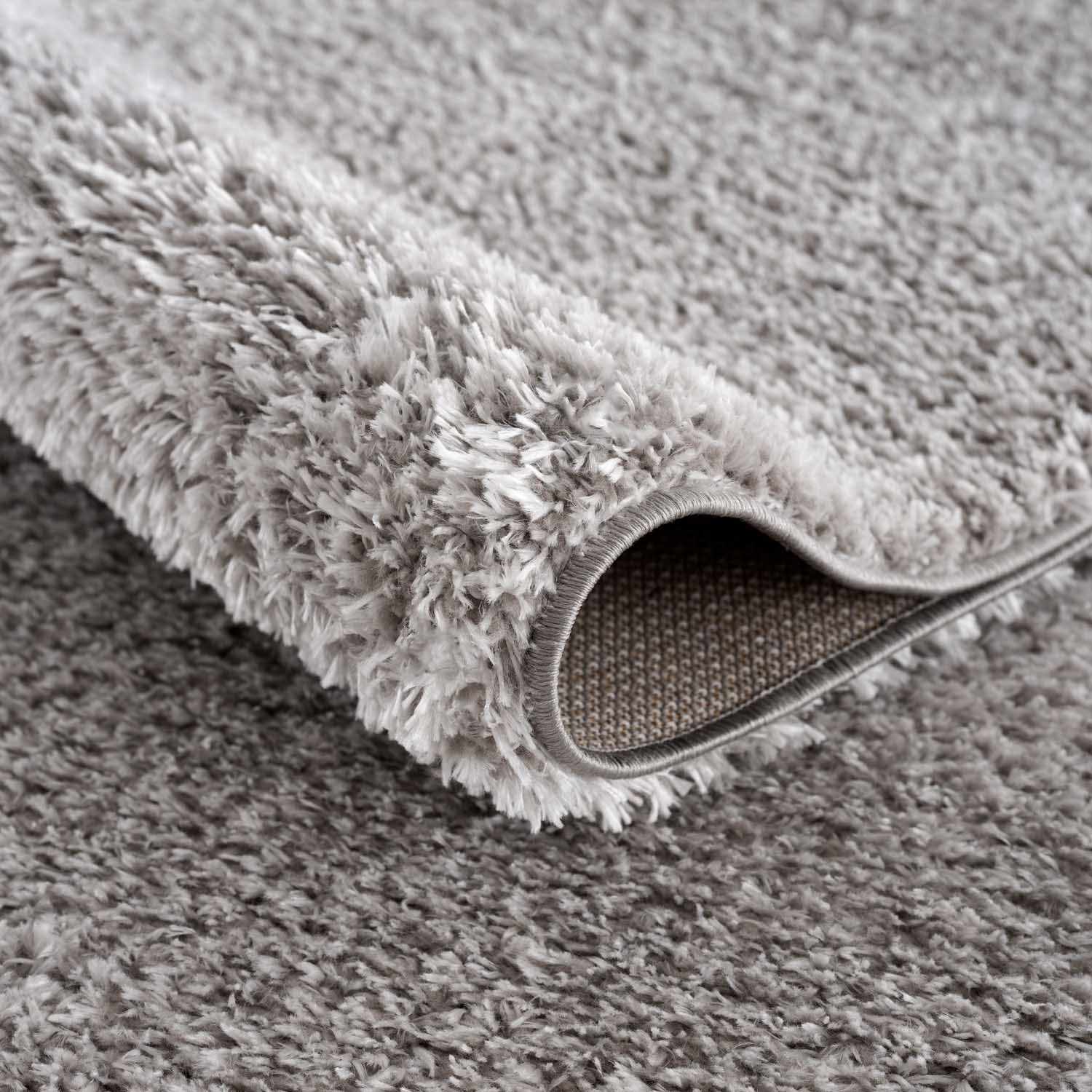 Lunaro Gray Subtle Wavy Abstract Modern Minimalist Polyester Machine Woven Area Rug - Clearance - Ornate Home