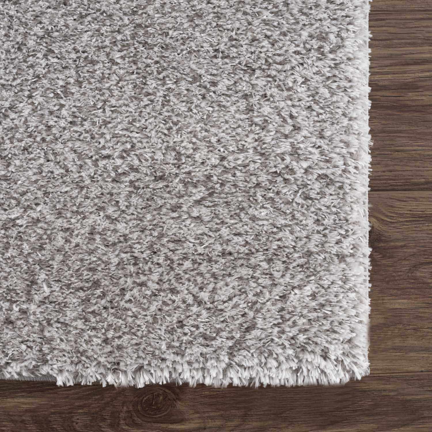 Lunaro Gray Subtle Wavy Abstract Modern Minimalist Polyester Machine Woven Area Rug - Clearance - Ornate Home