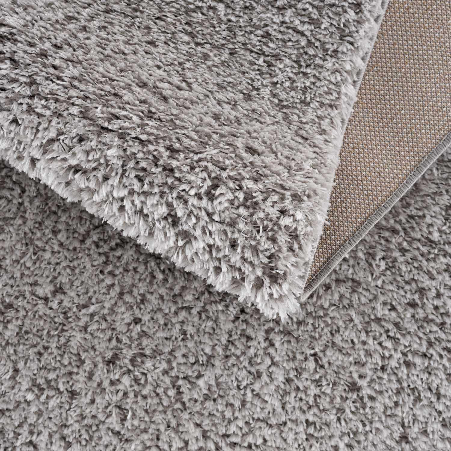 Lunaro Gray Subtle Wavy Abstract Modern Minimalist Polyester Machine Woven Area Rug - Clearance - Ornate Home