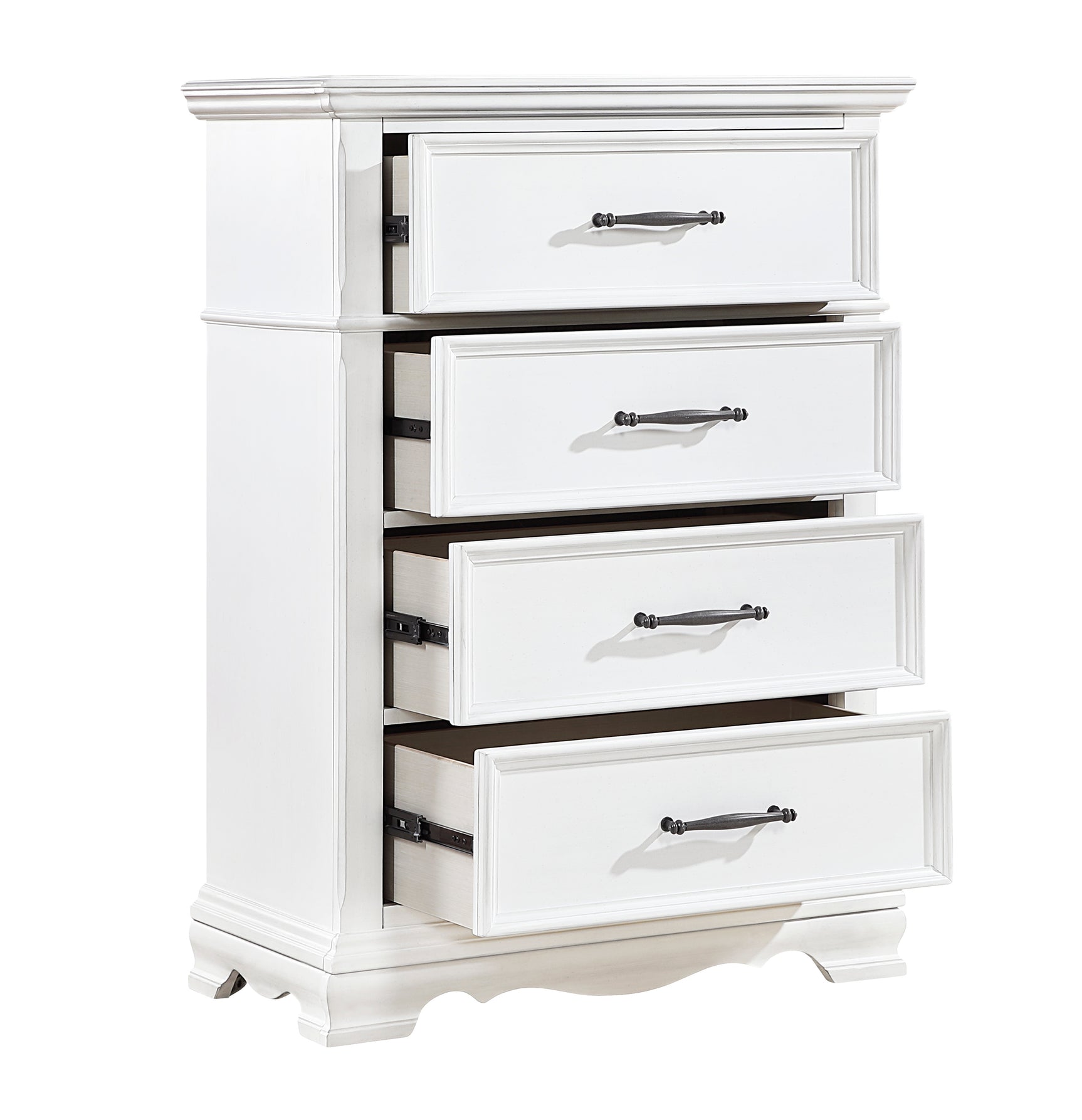 Lunera White Chest - Ornate Home