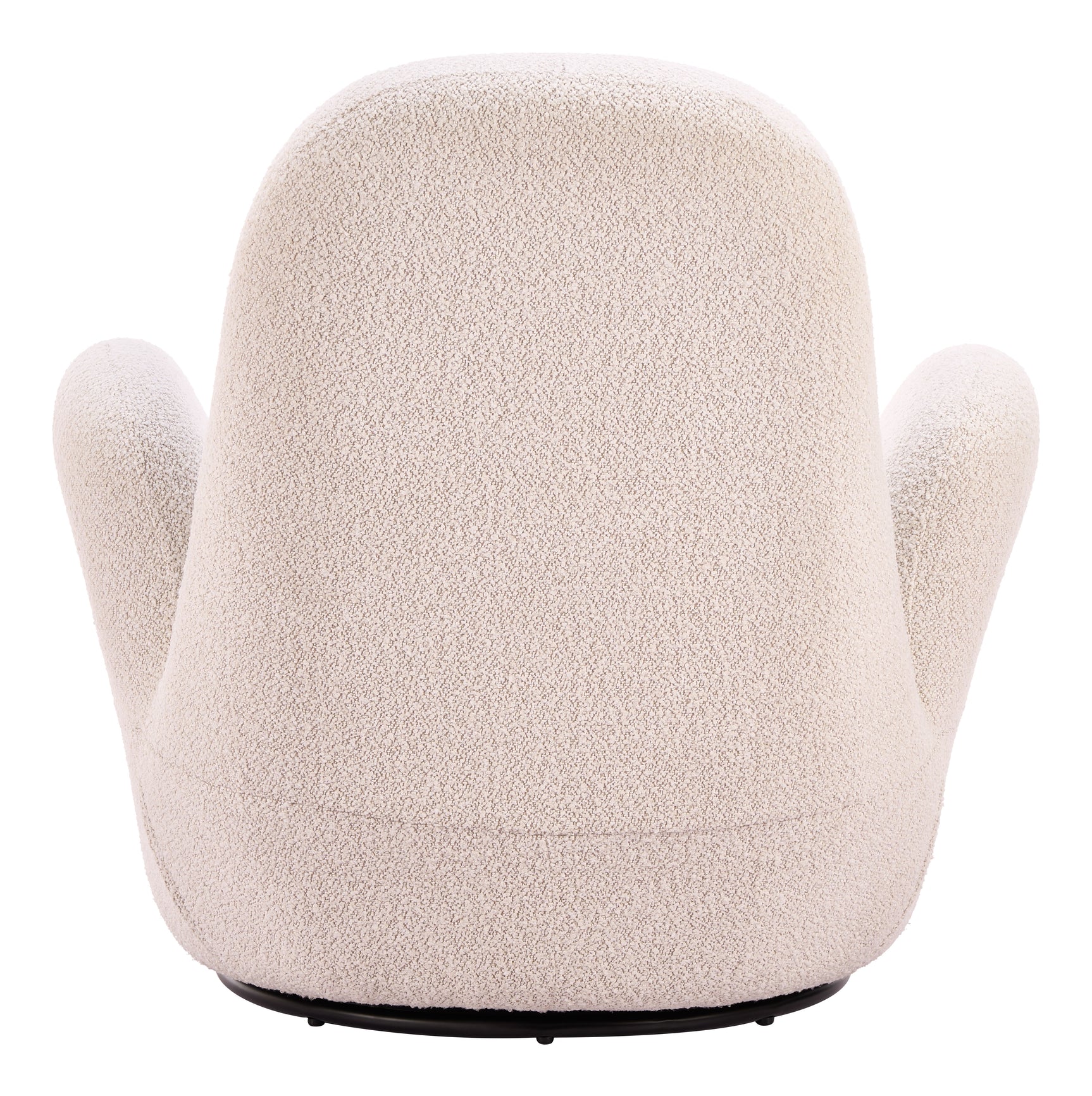 Lunet Ivory Swivel Chair