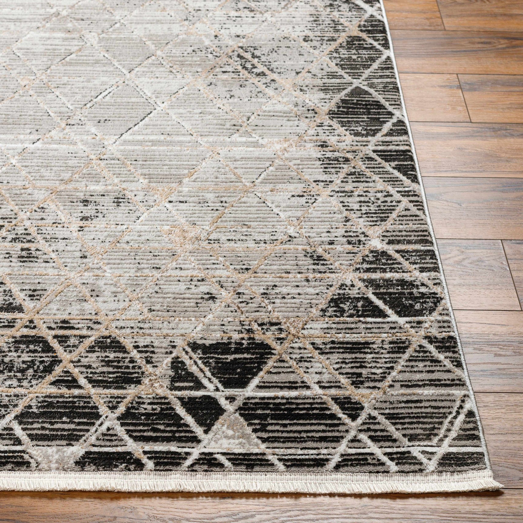 Luol Gray Area Rug - Clearance - Ornate Home
