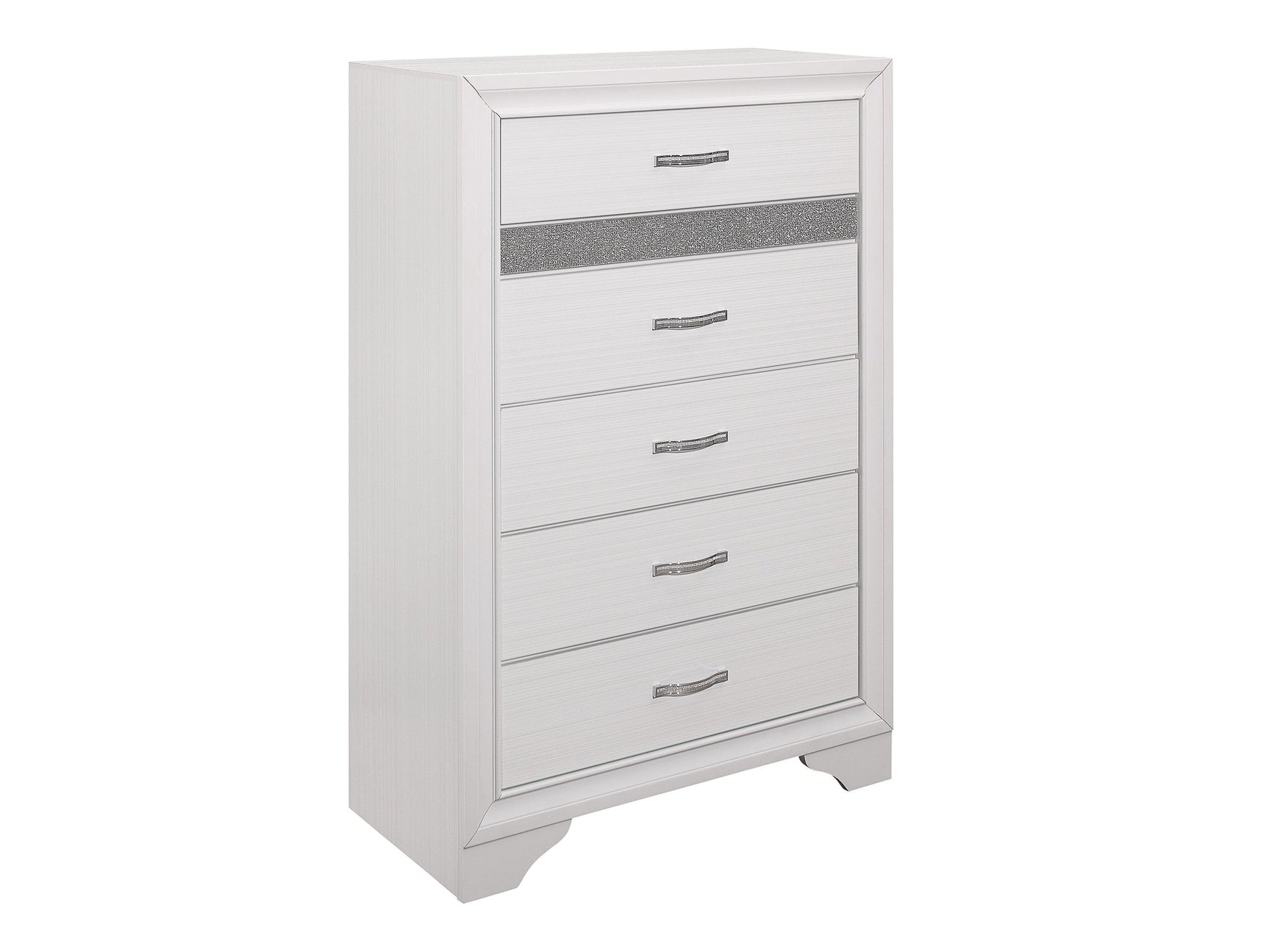 Luster White Chest - Ornate Home