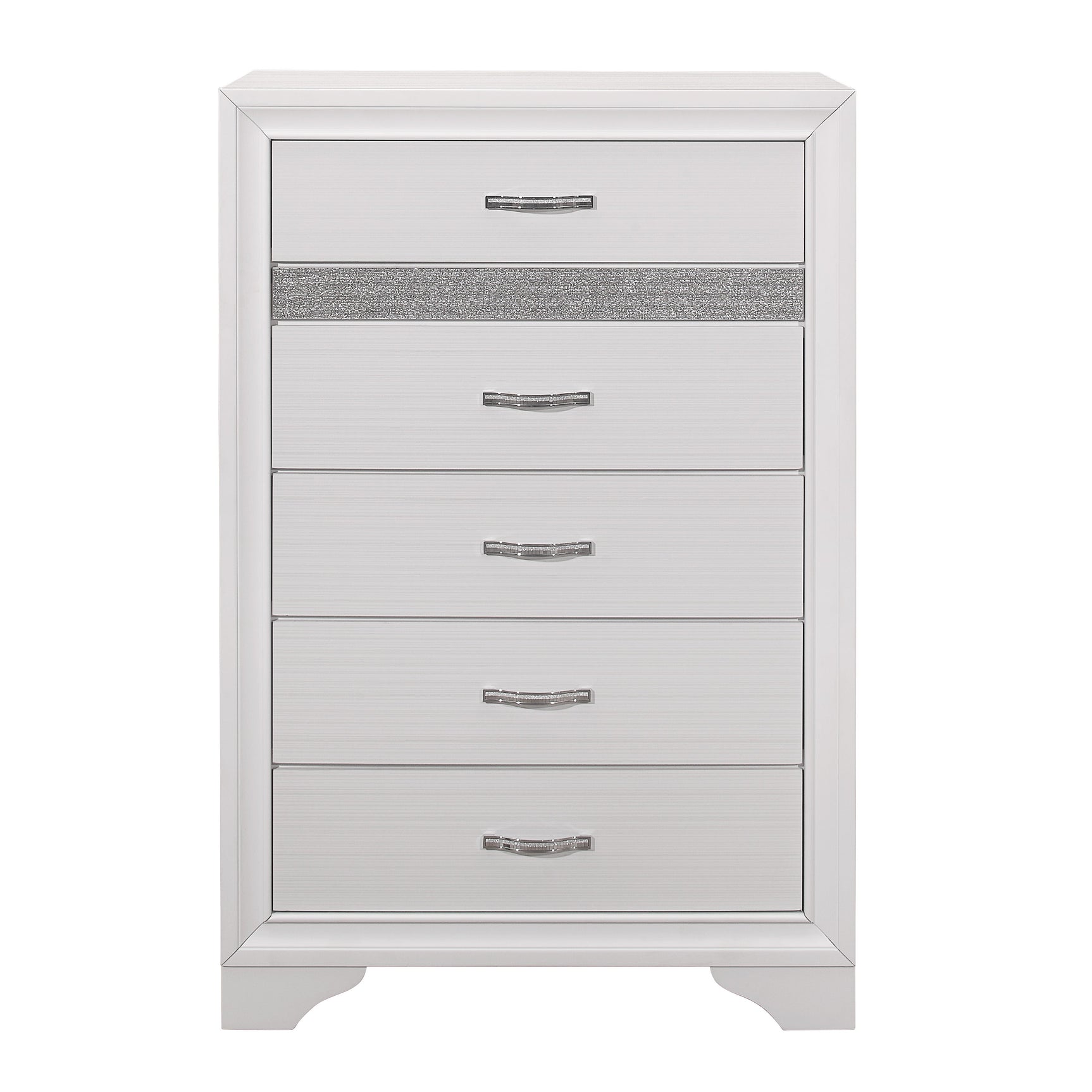 Luster White Chest - Ornate Home