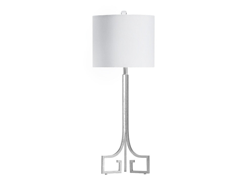 Lux Silver Table Lamp - Ornate Home