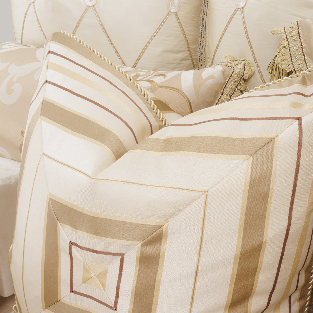 Luxembourg Crème Comforter Set - Ornate Home