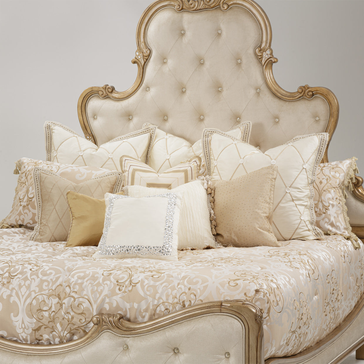 Luxembourg Crème Comforter Set - Ornate Home