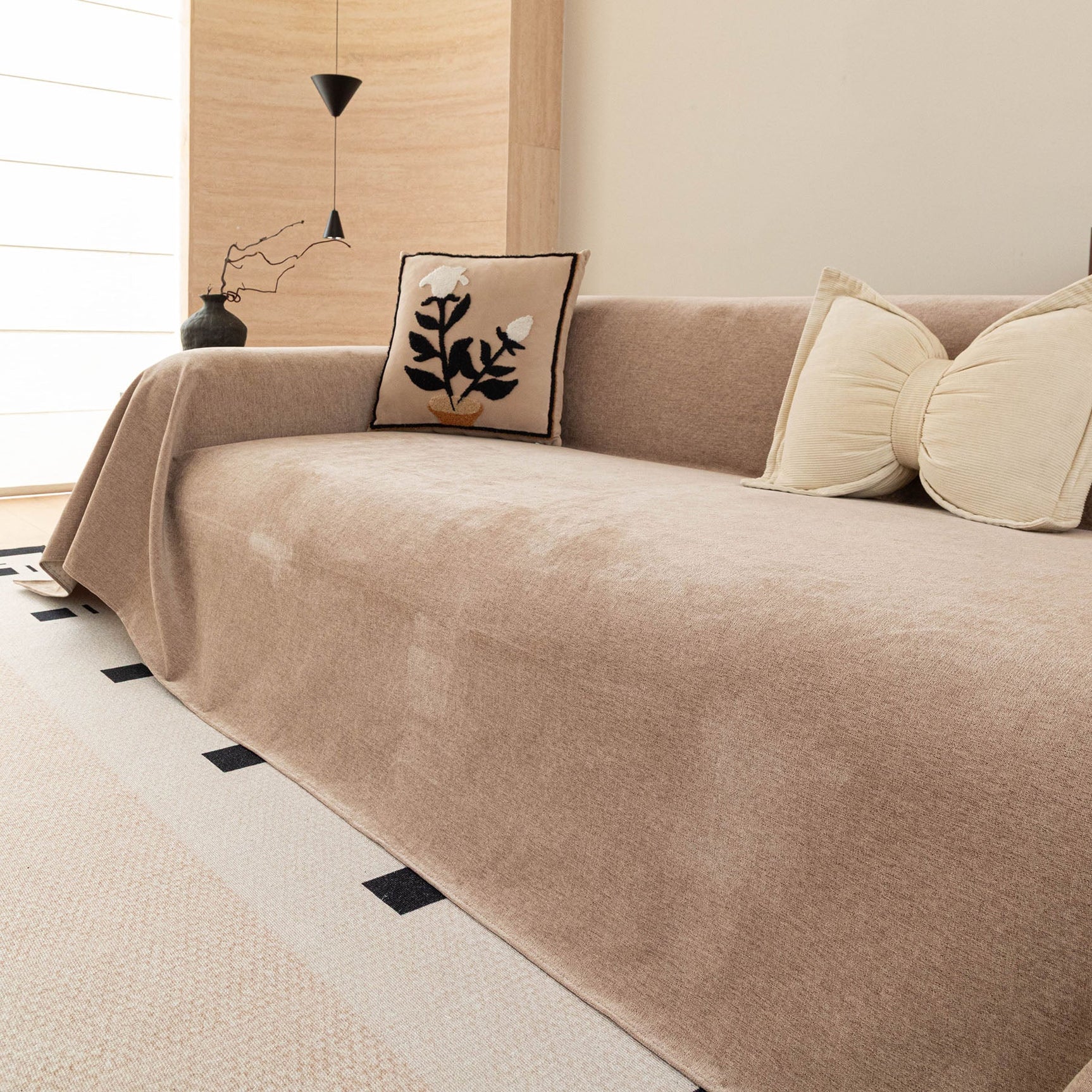 Luxury Pet Friendly Couch Cover, Non-Slip Furniture Protector Blanket for Pets, Kids - Ornate Home