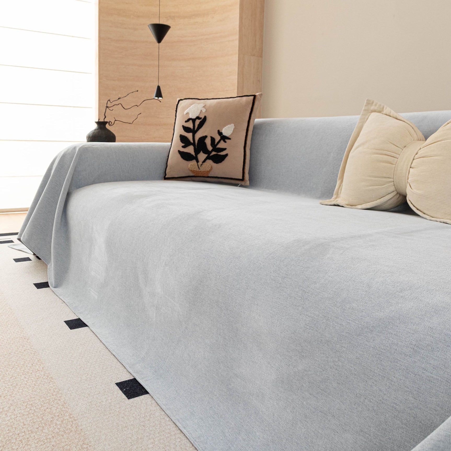 Luxury Pet Friendly Couch Cover, Non-Slip Furniture Protector Blanket for Pets, Kids - Ornate Home