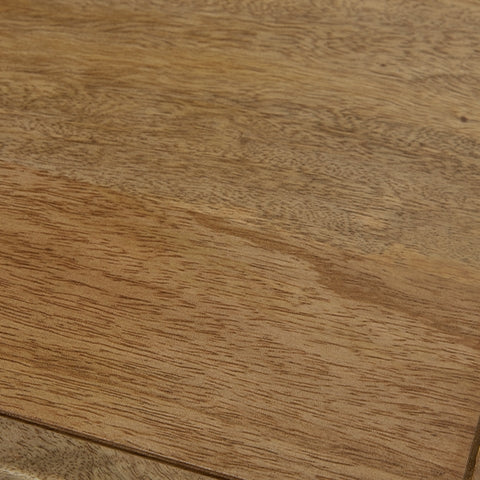 Luzmanacy Natural Brown Console Sofa Table - Ornate Home