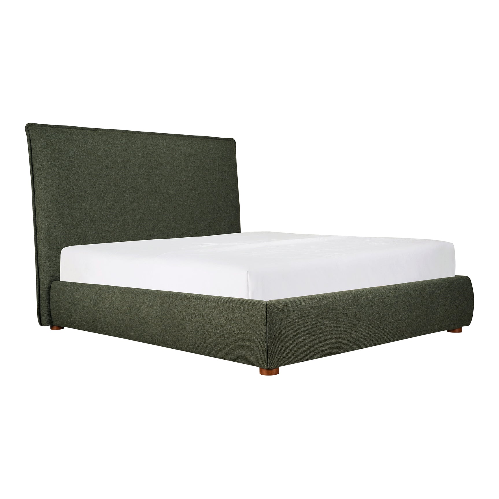 Luzon Green Tall Headboard King Bed - Ornate Home