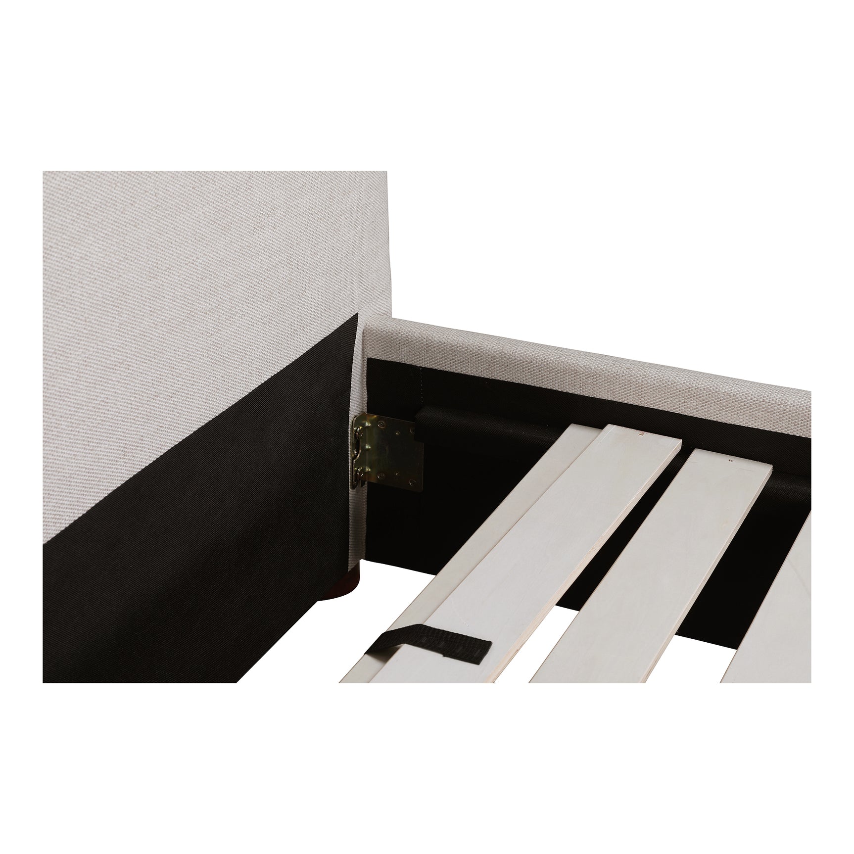 Luzon Wheat King Bed Tall Headboard - Ornate Home