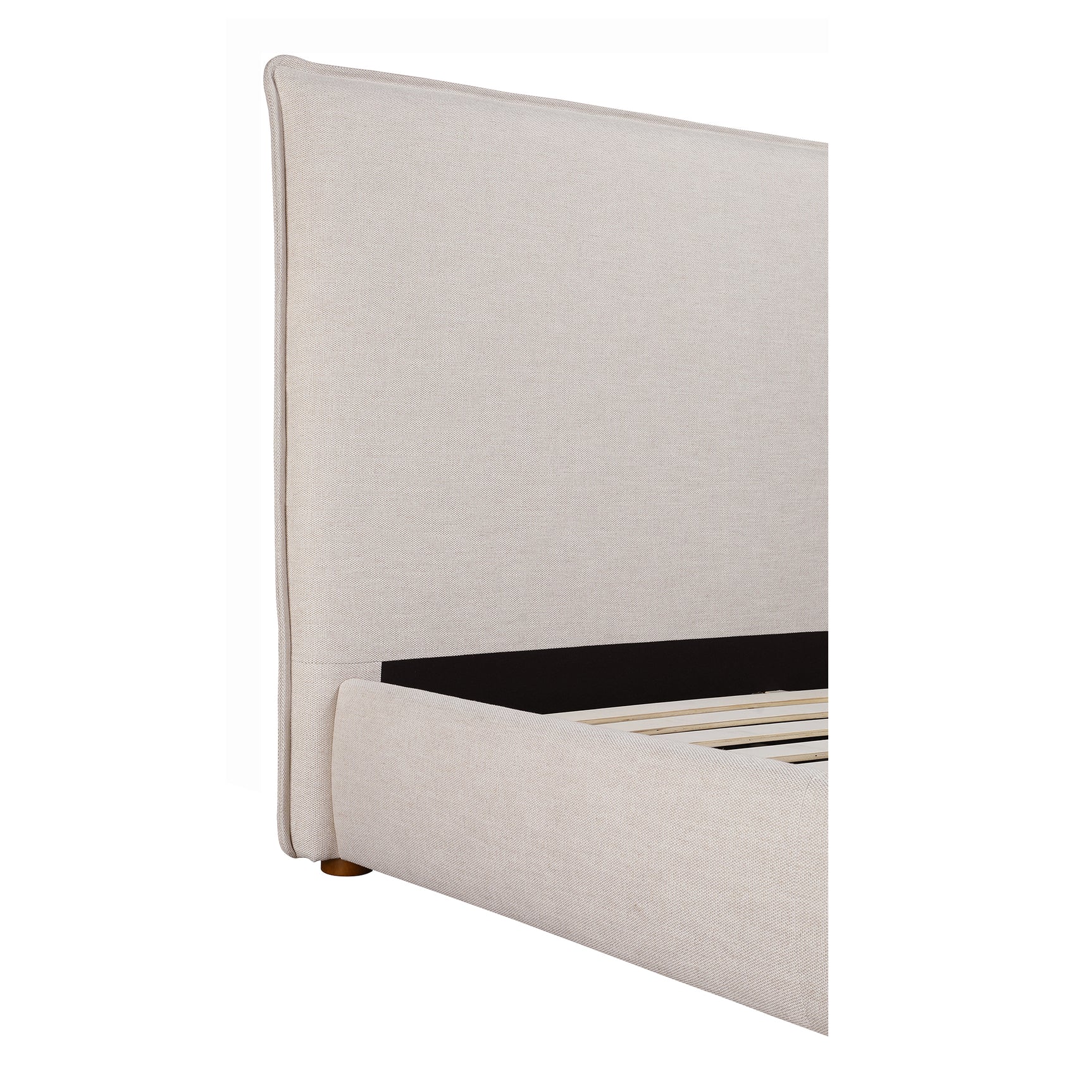 Luzon Wheat King Bed Tall Headboard - Ornate Home