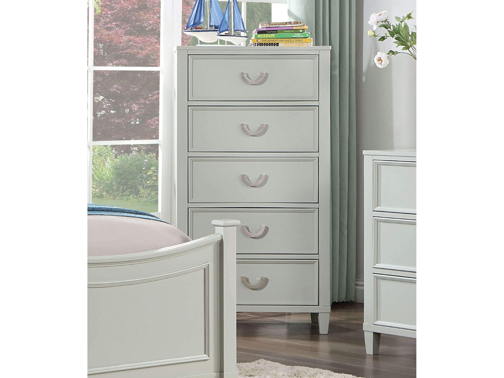 Lycoris White Chest - Ornate Home