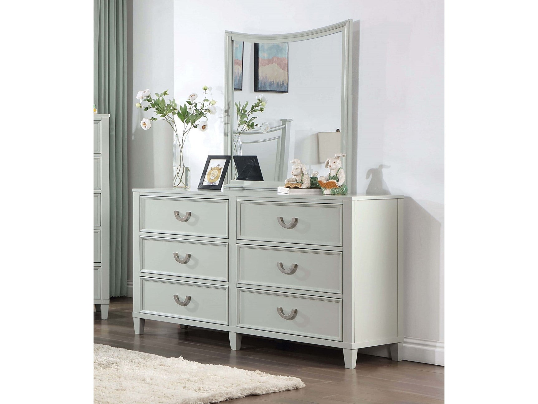 Lycoris White Dresser - Ornate Home