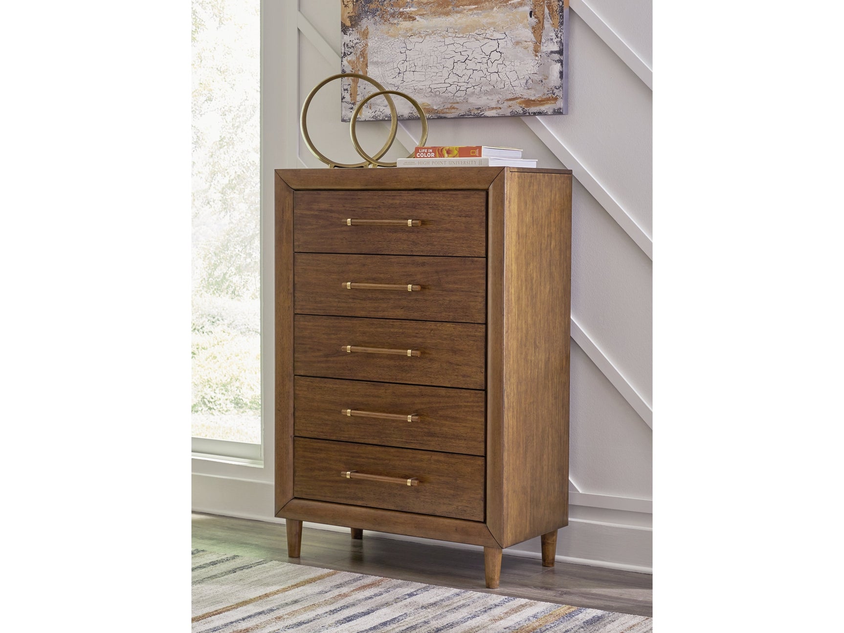 Lyncott Brown Chest of Drawers (Online Special Price) - Ornate Home
