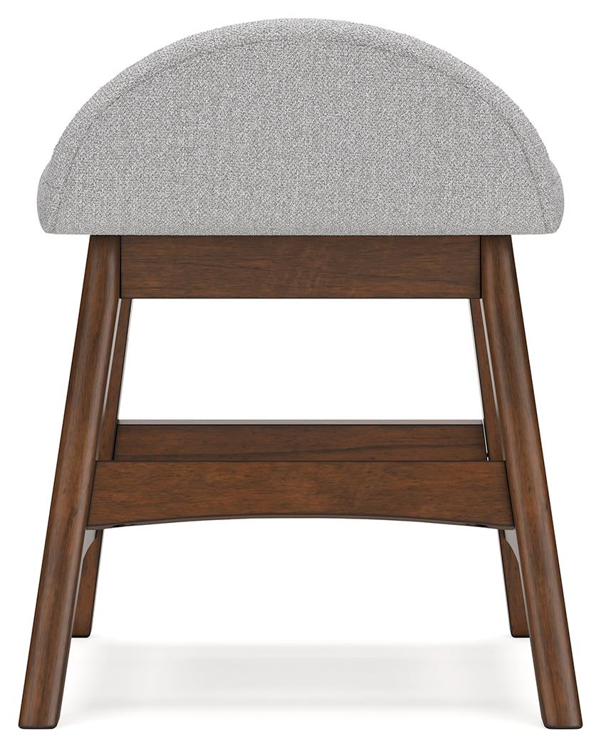 Lyncott Light Gray/Brown Home Office Desk Chair - Ornate Home