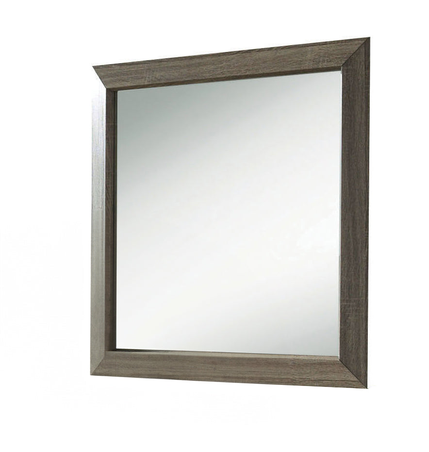 Lyndon Landscape Mirror in Weathered Gray Grain - Ornate Home